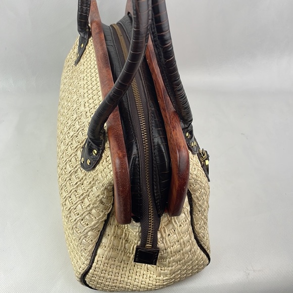 Vanessa Woven Straw Hand/Shoulder Bag - Picture 4 of 14